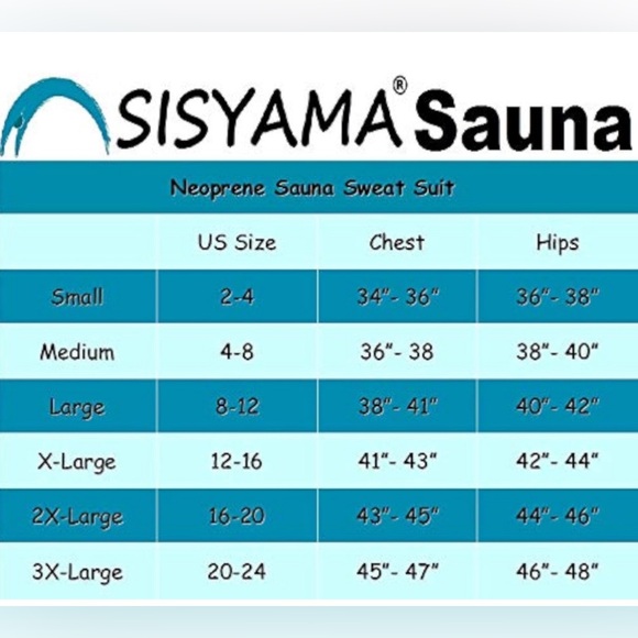 SISYAMA Sauna Sweat Workout Exercise Compression Slimming Suit Neoprene Sz XXL - Picture 13 of 13